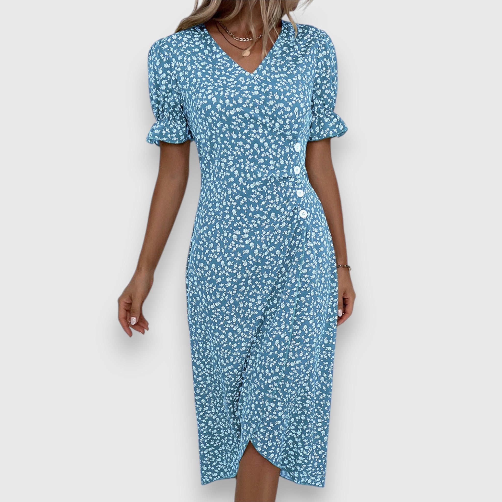 Tessina β Elegant Floral Dress