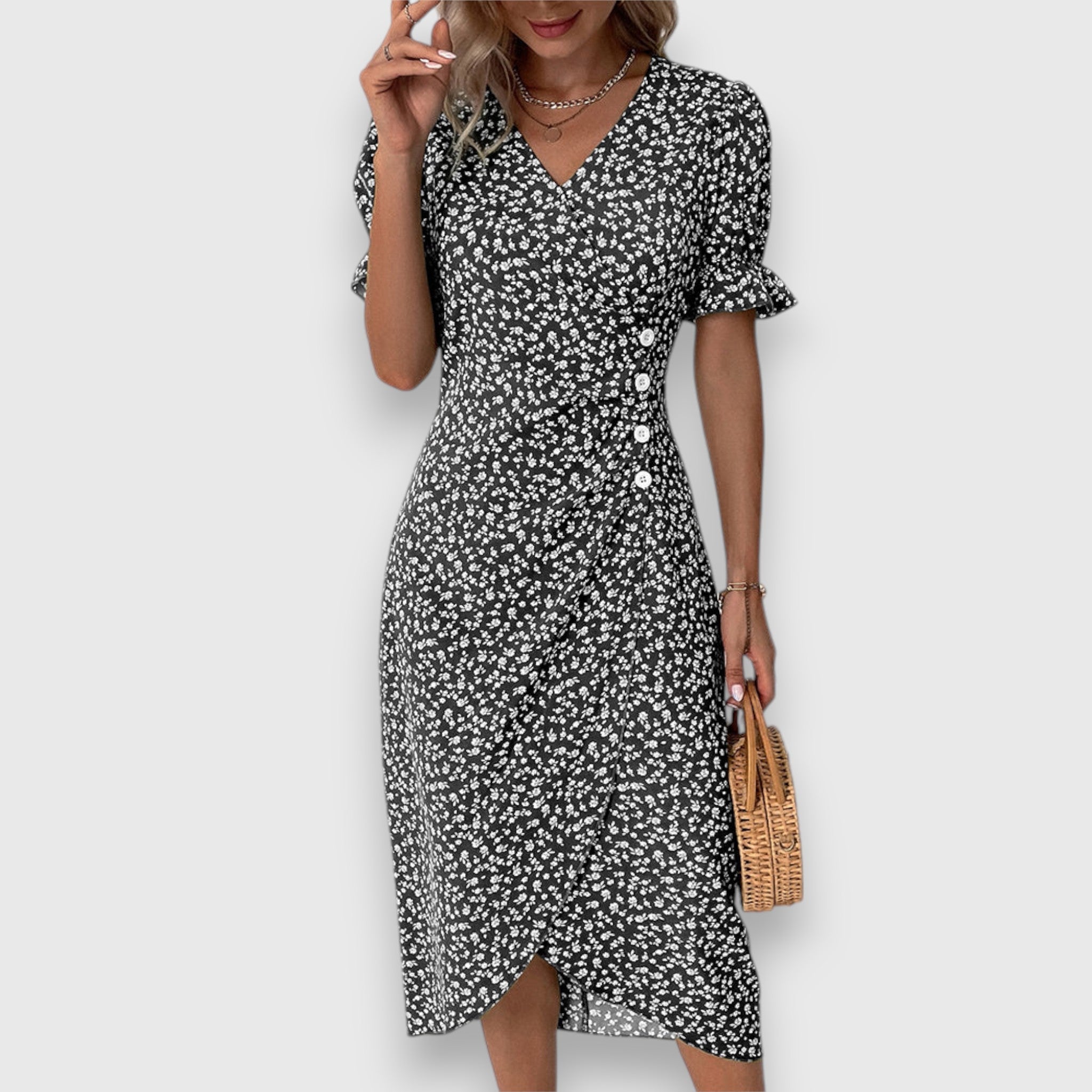 Tessina β Elegant Floral Dress