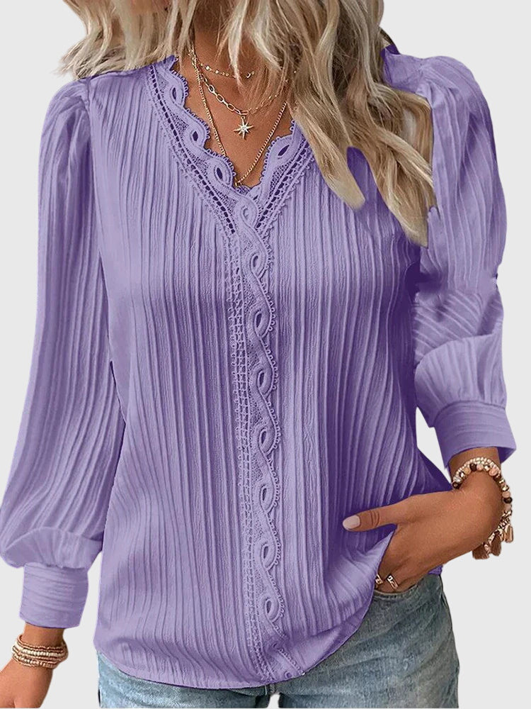 Andreaâ„¢ | Elegant Pullover Blouse