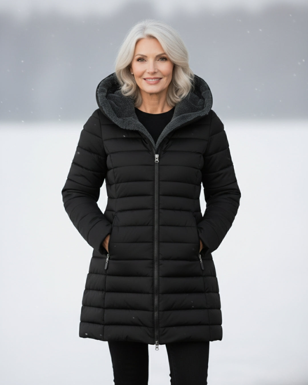 Donna | Fleece Lined Puffer Coat