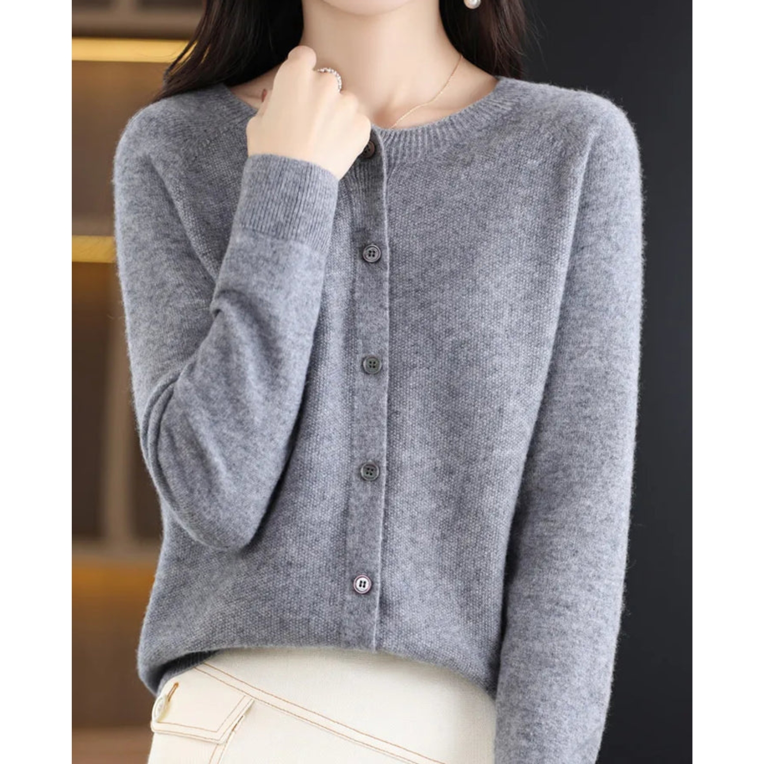 Cindy | Elegant Knit Sweater