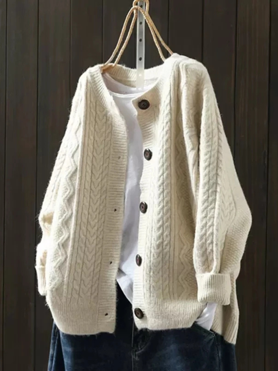 Loren | Timeless Cable Knit Cardigan
