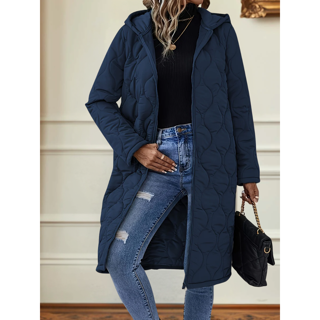 Elena | Quilted Hooded Winter Coat