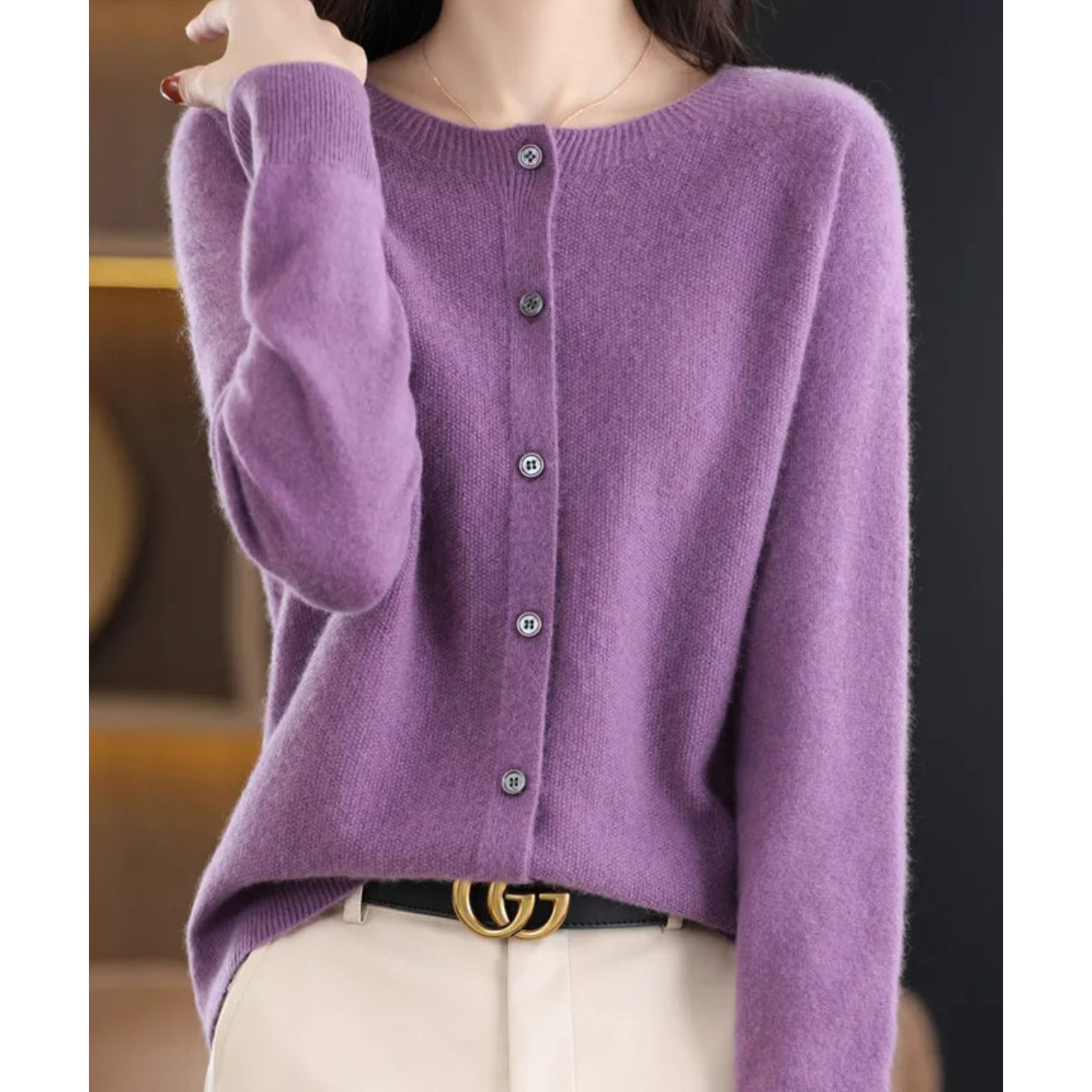 Cindy | Elegant Knit Sweater