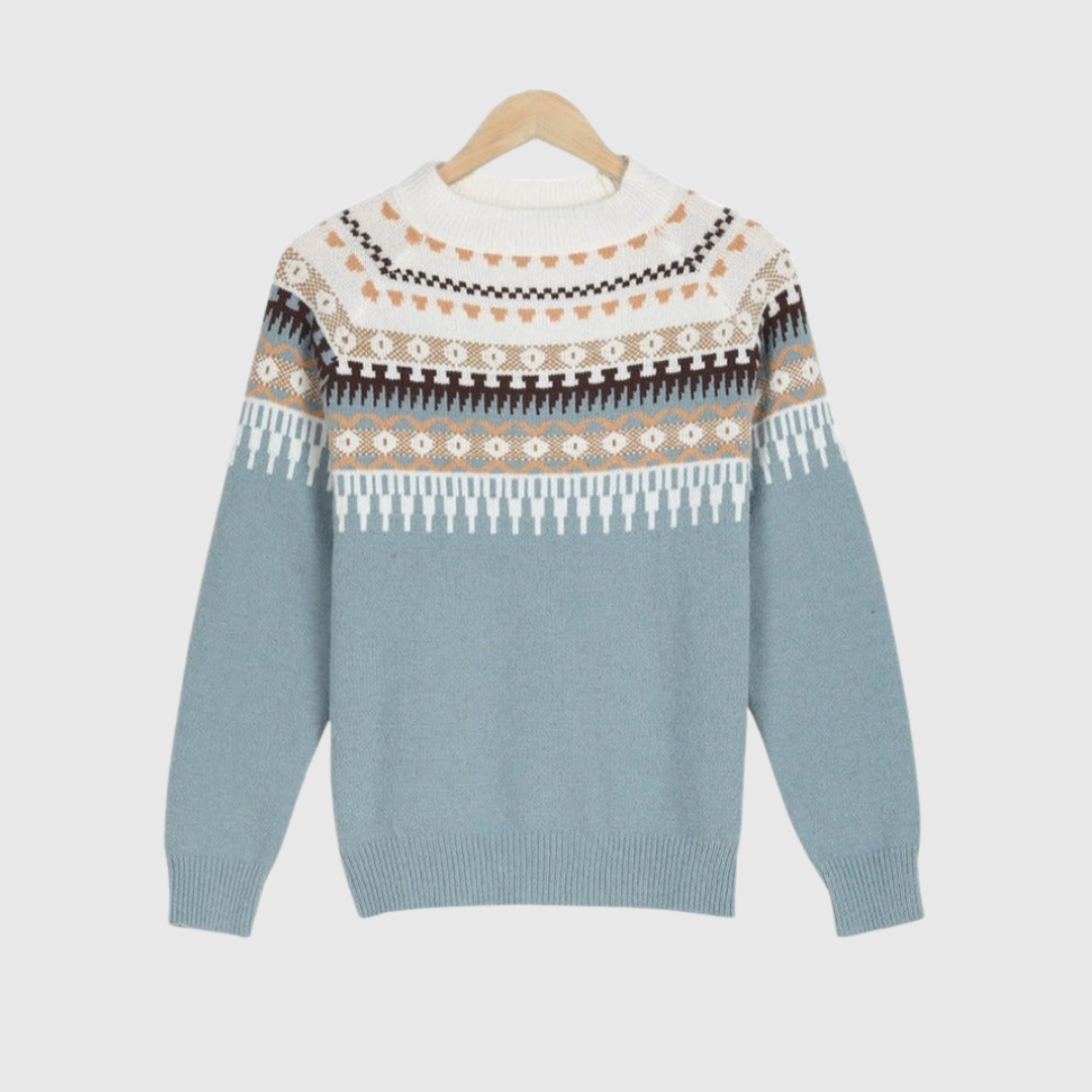 Celeste | Cozy Fair-Isle Knit Sweater