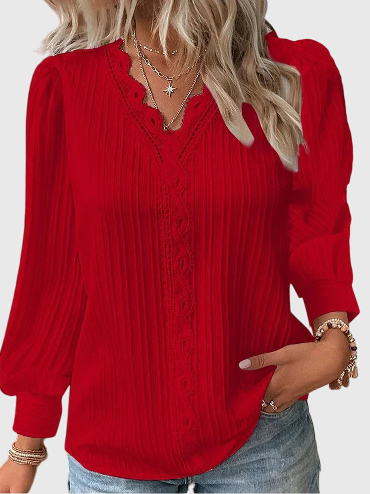 Andreaâ„¢ | Elegant Pullover Blouse