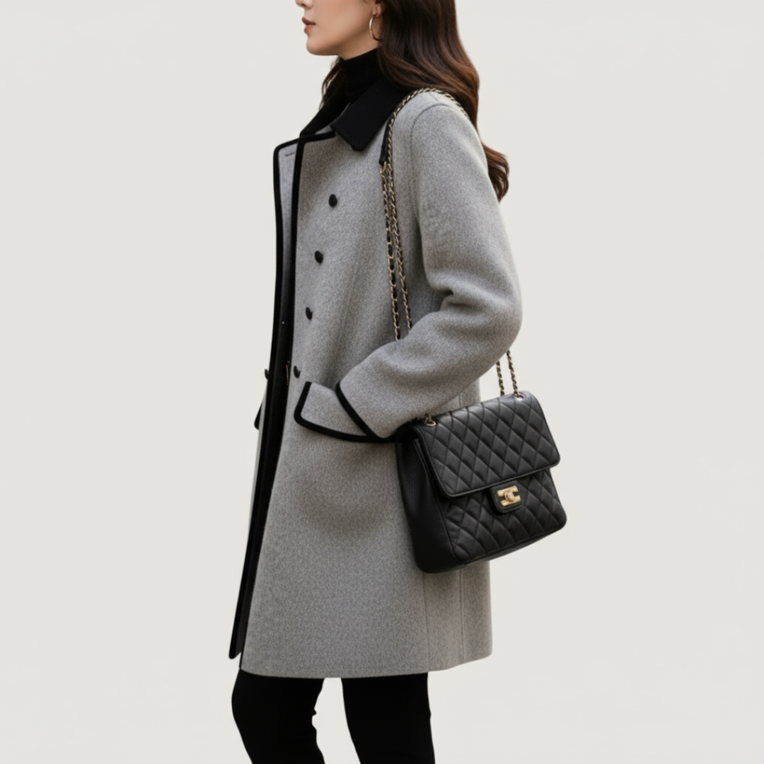 April | Elegant Long Wool Coat