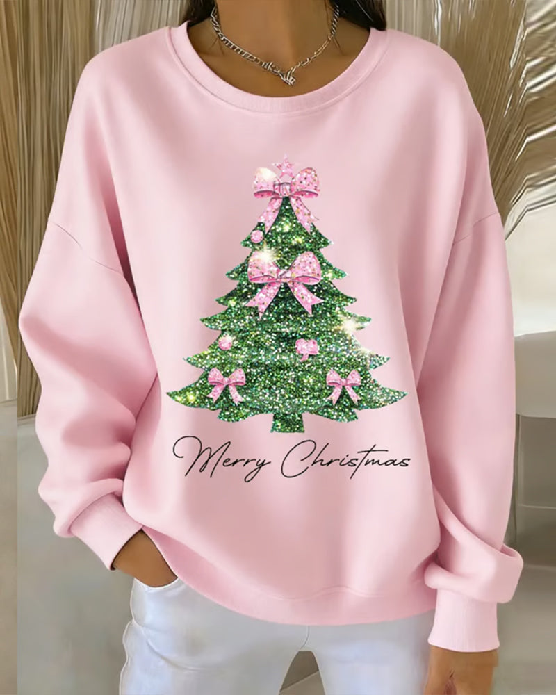 Holly | Sparkling Christmas Tree Sweatshirt