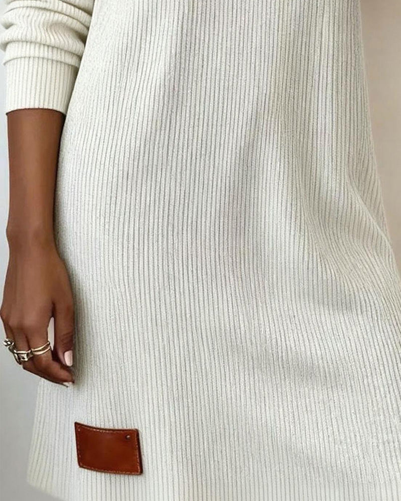 Isabelle | Cozy Cowl Neck Sweater Dress
