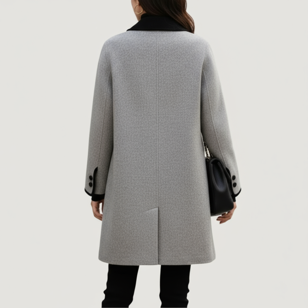 April | Elegant Long Wool Coat