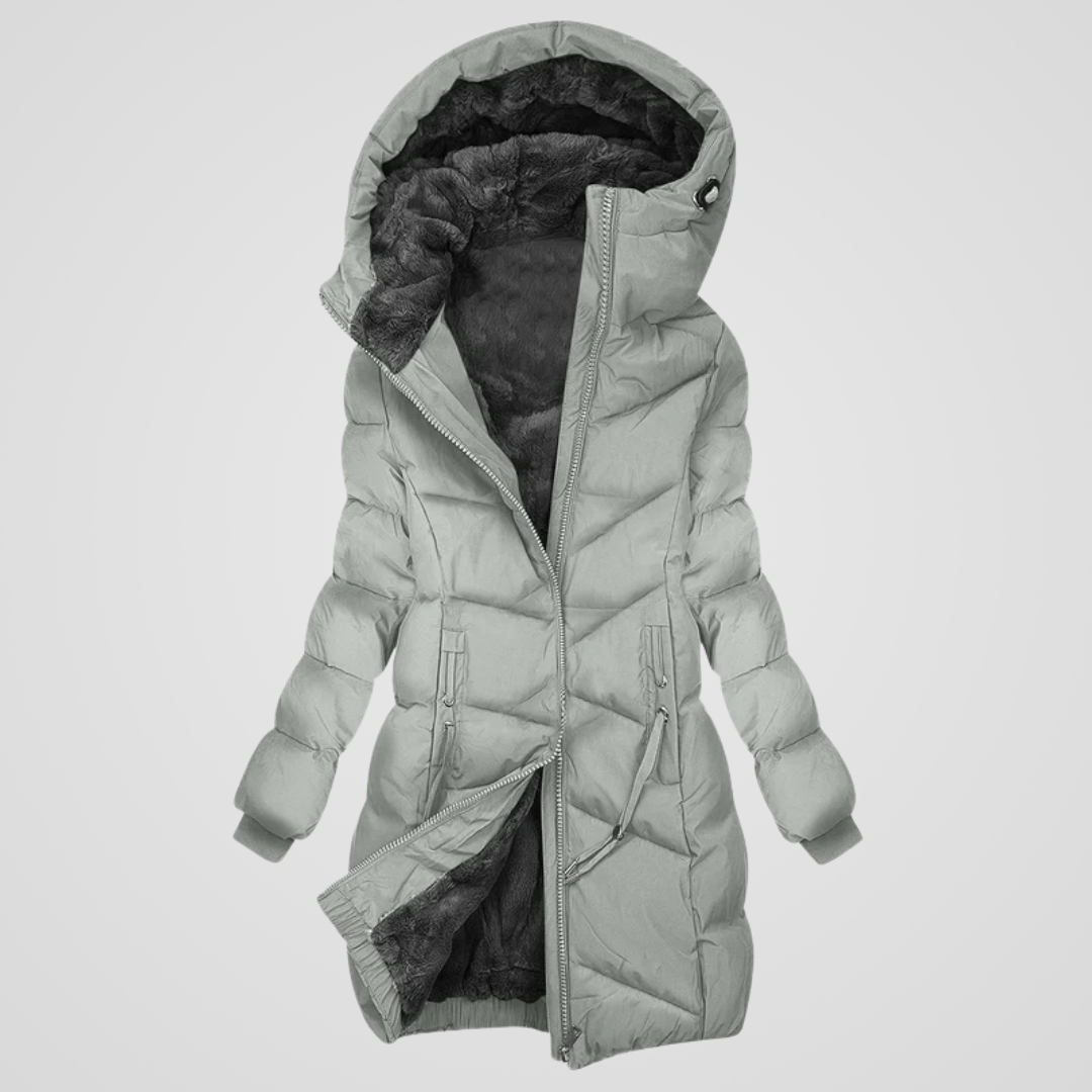 Elena | Plush-Lined Winter Puffer Coat