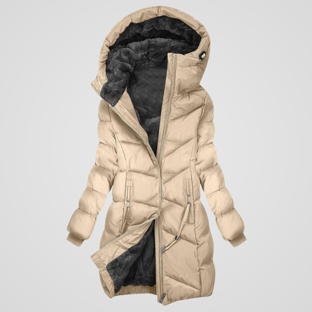 Elena | Plush-Lined Winter Puffer Coat
