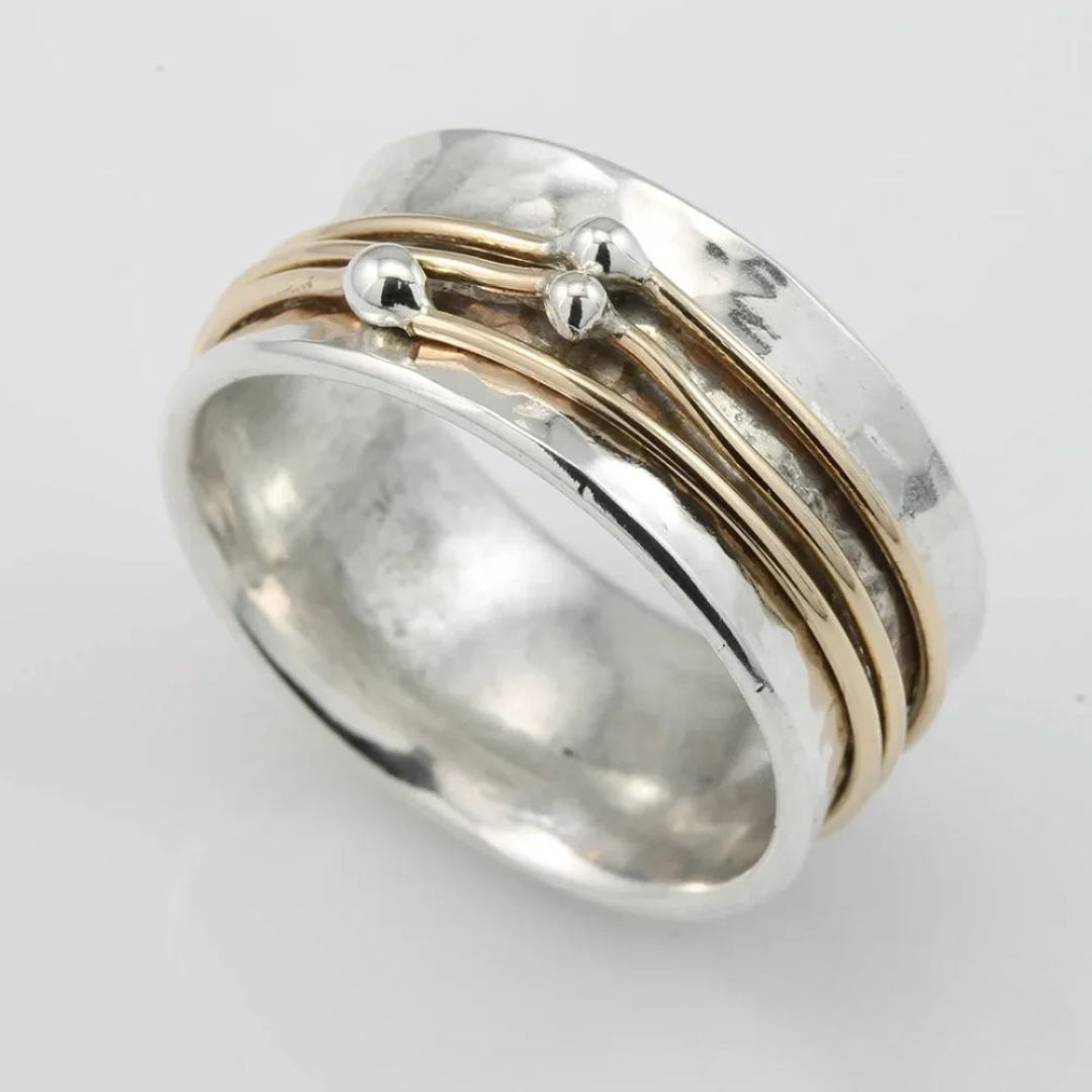Gold-Finished Silver Ring