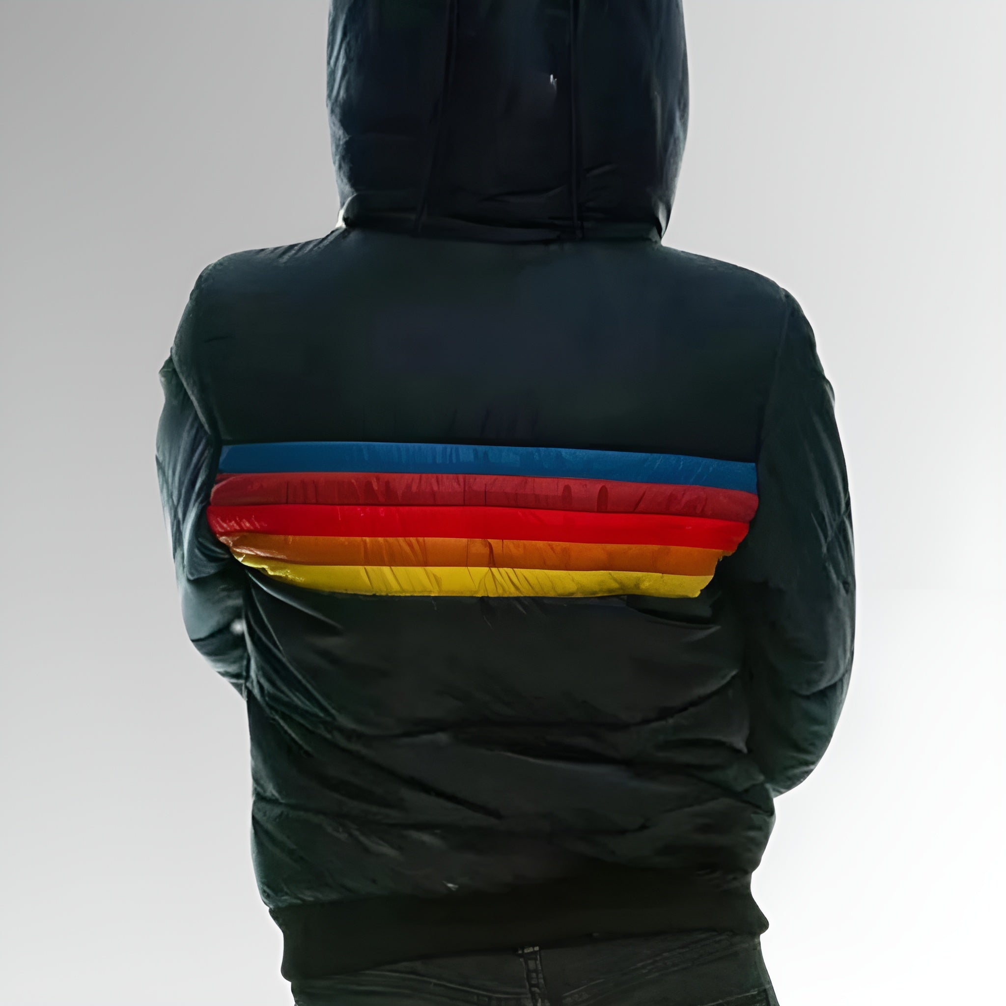 Marietta | Zip-Up Jacket with Rainbow Stripes