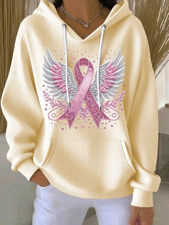 Hope & Strength – Ribbon Angel Sweater