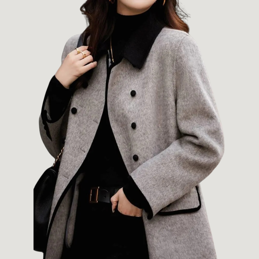 April | Elegant Long Wool Coat