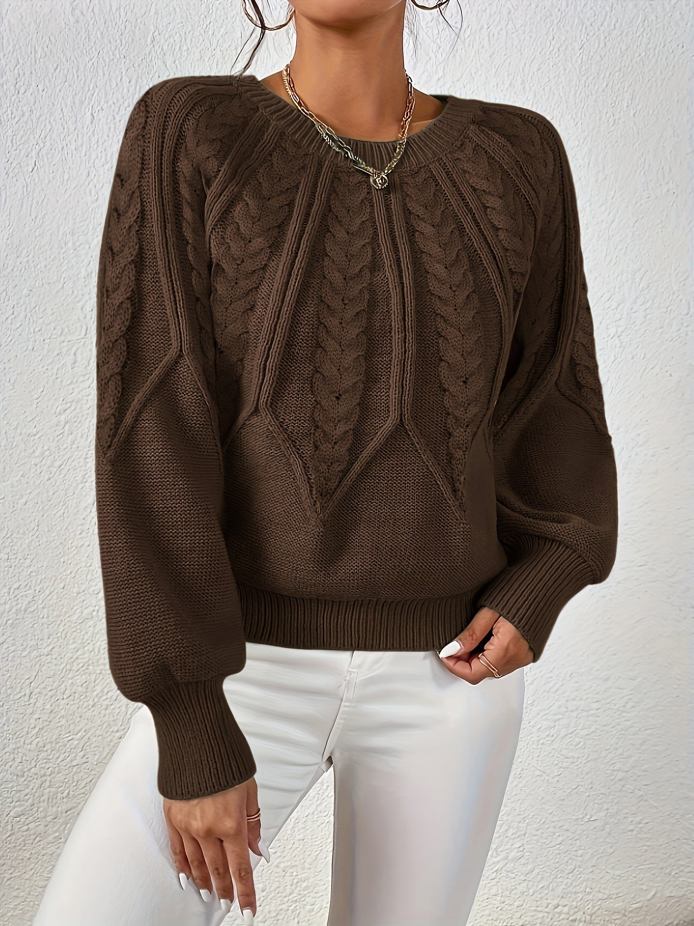 Christy | Elegant Cable-Knit Sweater