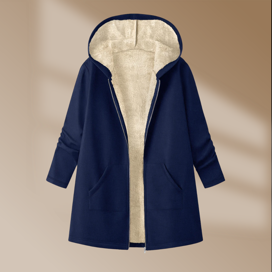 Helena | Plush Winter Hooded Coat