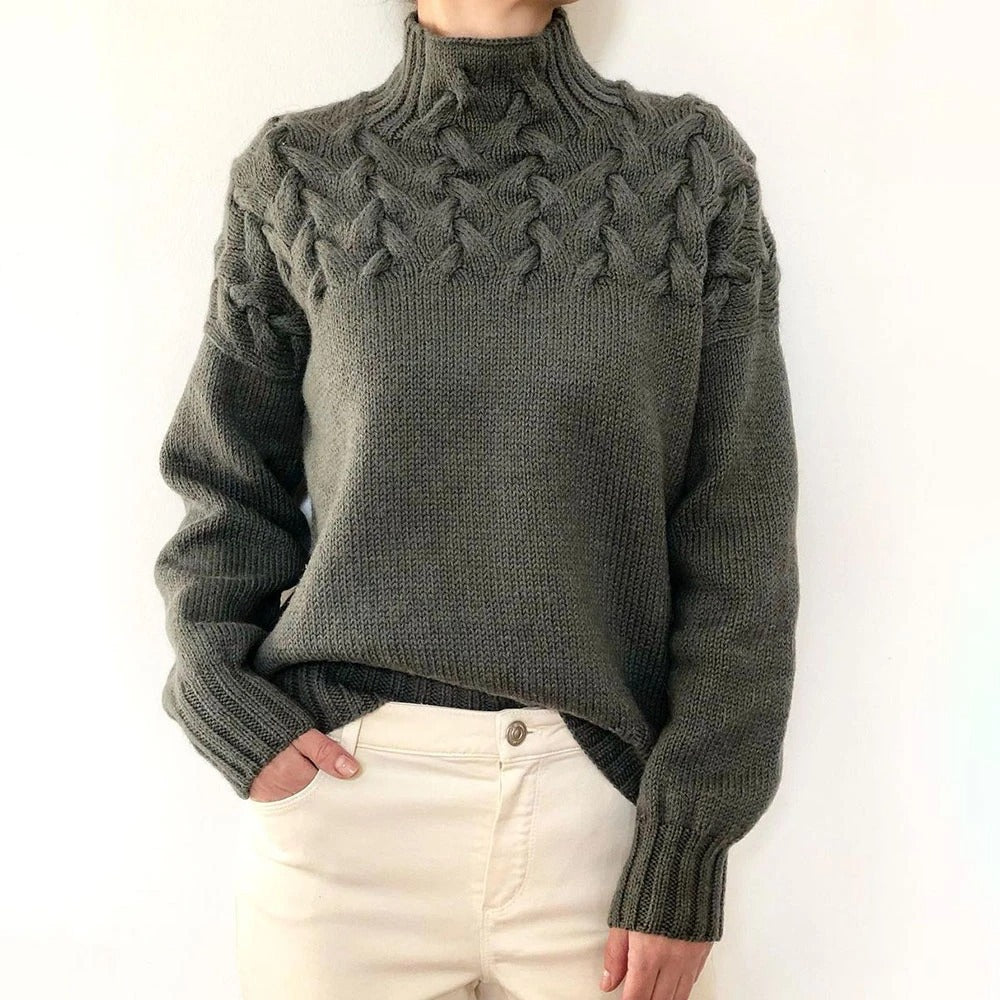Janet | Cozy Turtleneck Knit Sweater