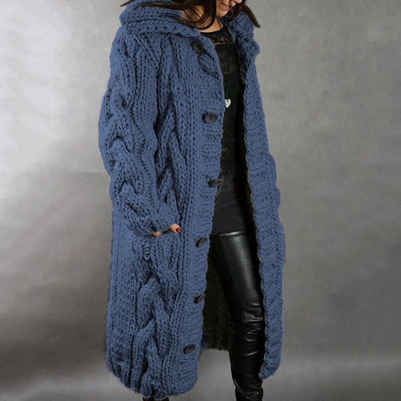 Karina | Elegant cozy coat with tummy coverage