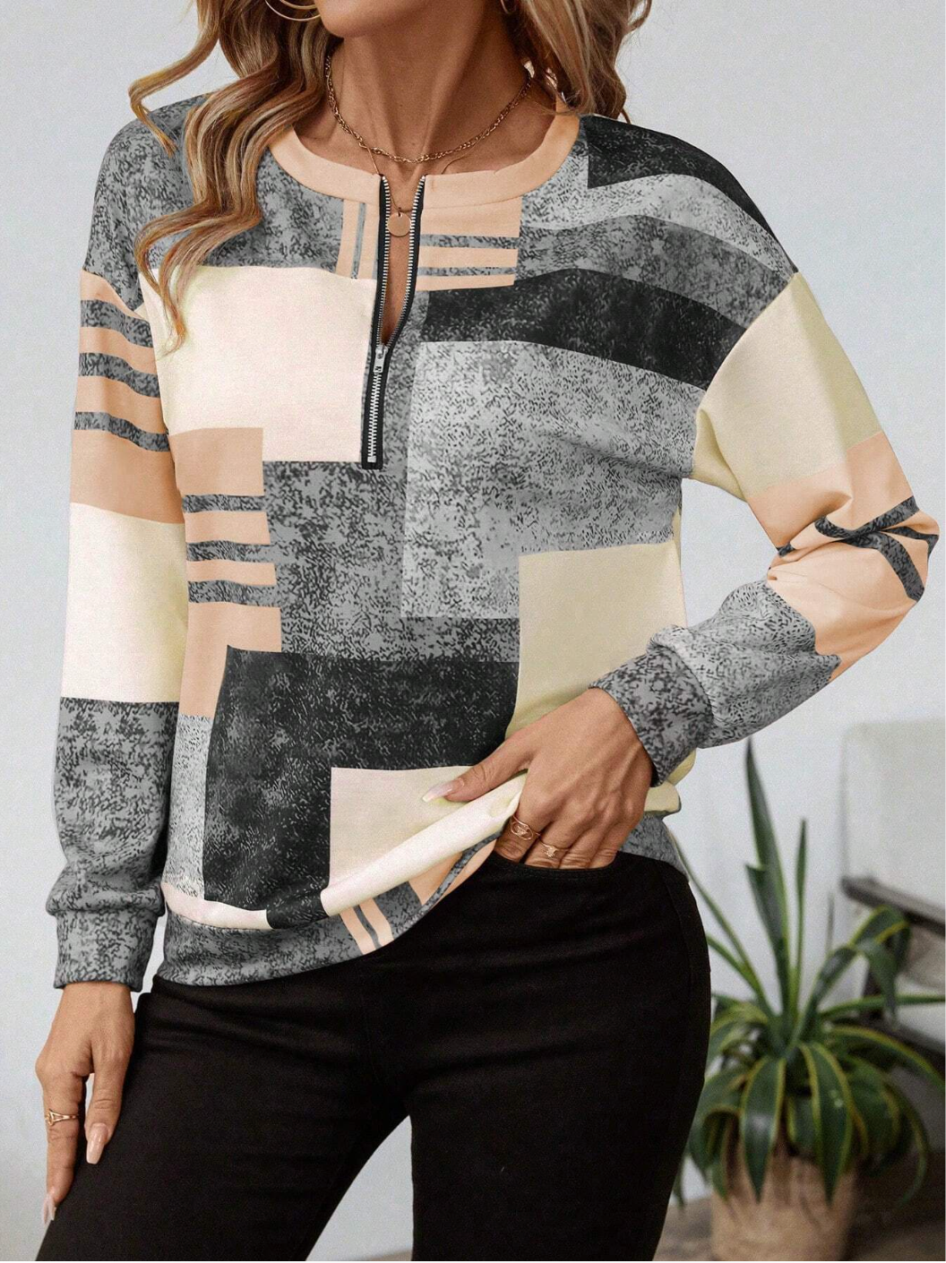Clara | Modern Patchwork Top