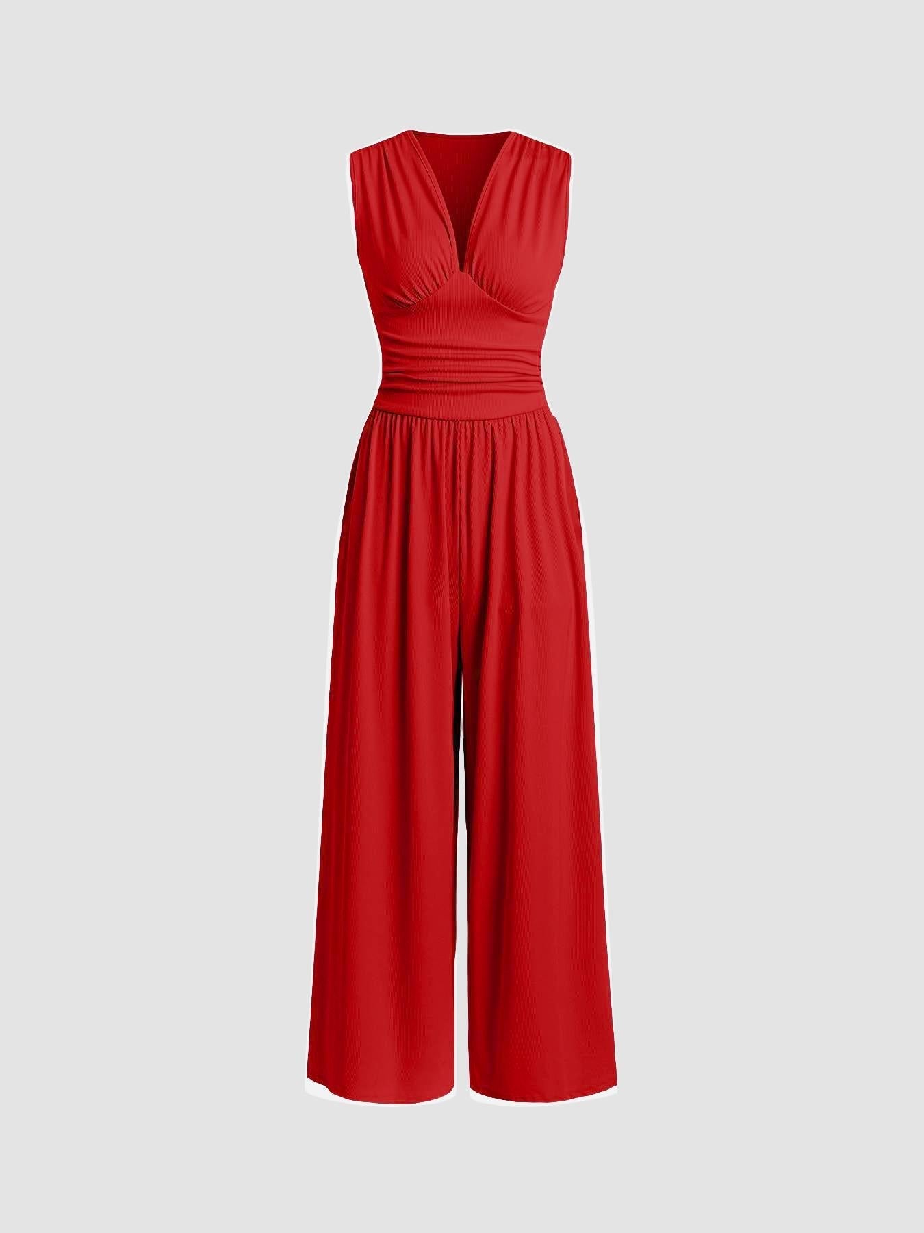 Mary | Elegant Wide-Leg Jumpsuit