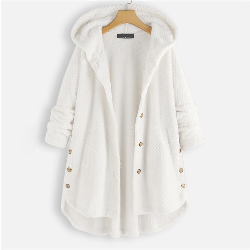 Janie | Cozy Button Fleece Coat
