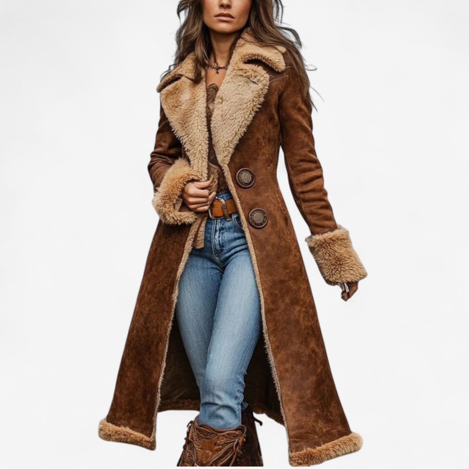 Colleen | Elegant Long Winter Coat