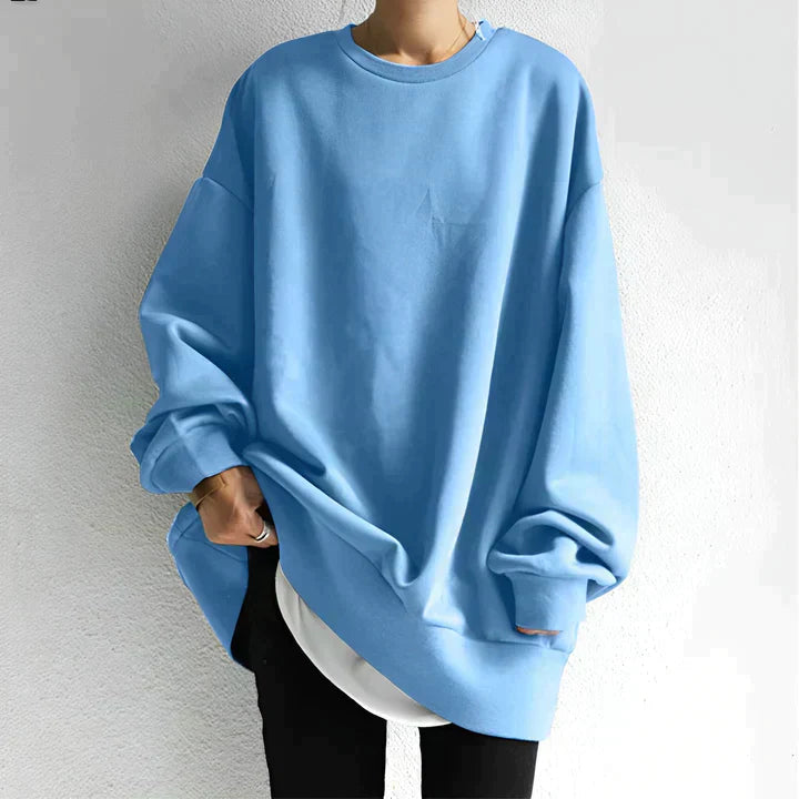 Marjorie | Tummy-Covering Oversized Tunic Sweater