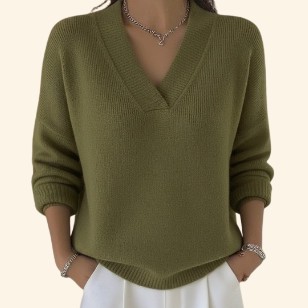 Margot | Classic V-Neck Sweater