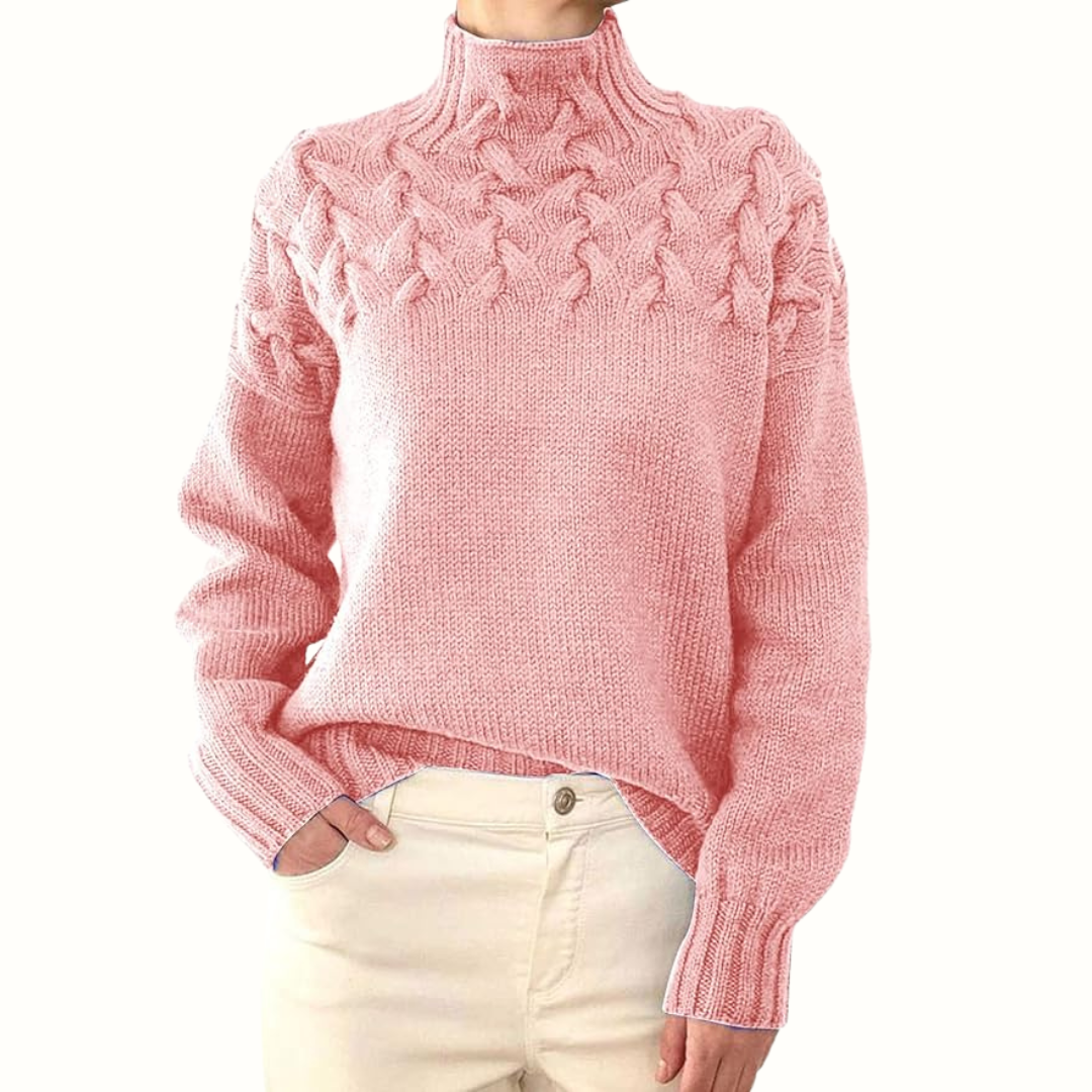 Janet | Cozy Turtleneck Knit Sweater