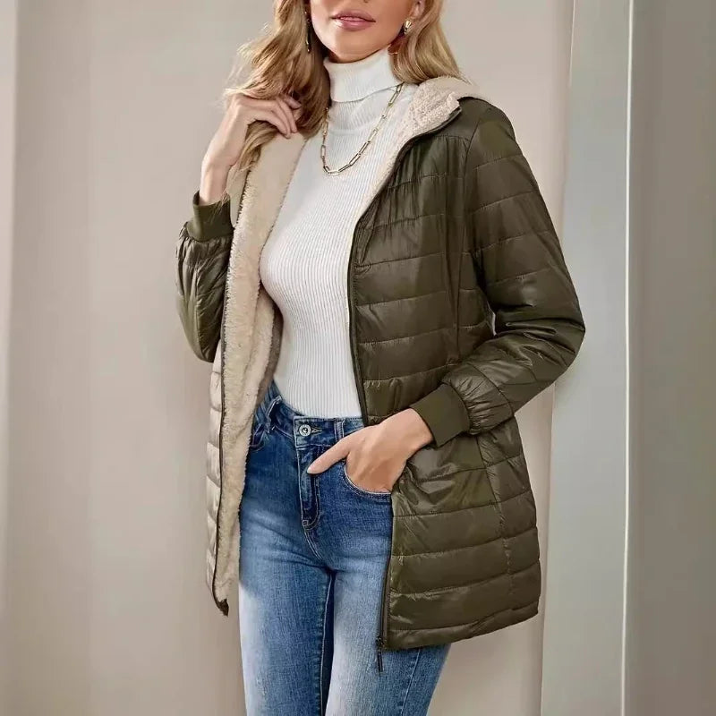 Harper | Cozy Quilted Hooded Jacket