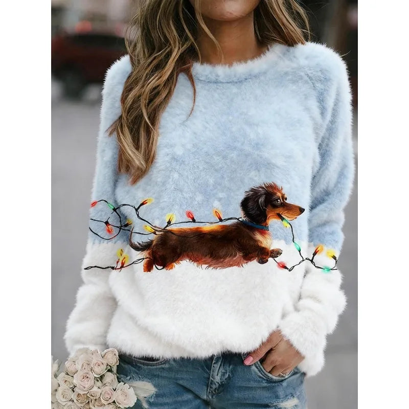 Hazel | Holiday plush sweaters