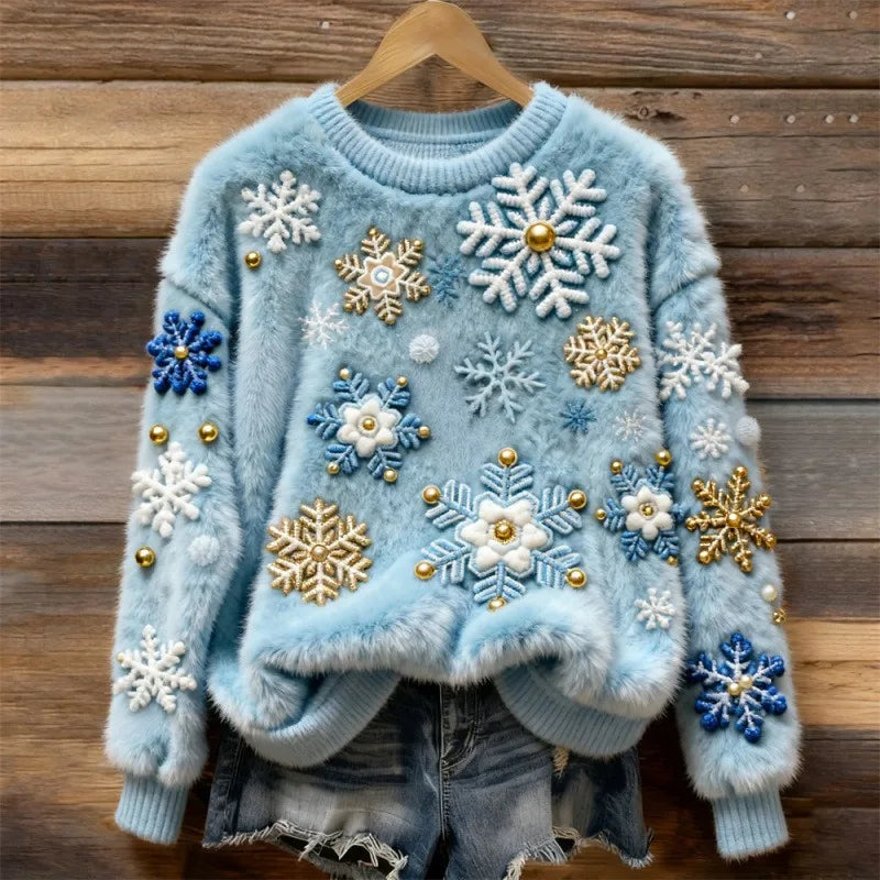 Hazel | Holiday plush sweaters