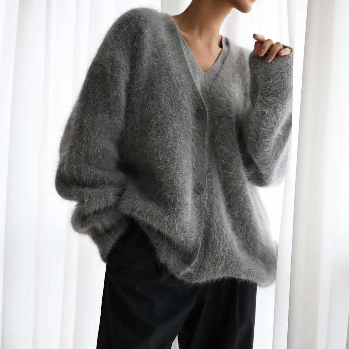 DHALIA | Elegant oversized cardigan