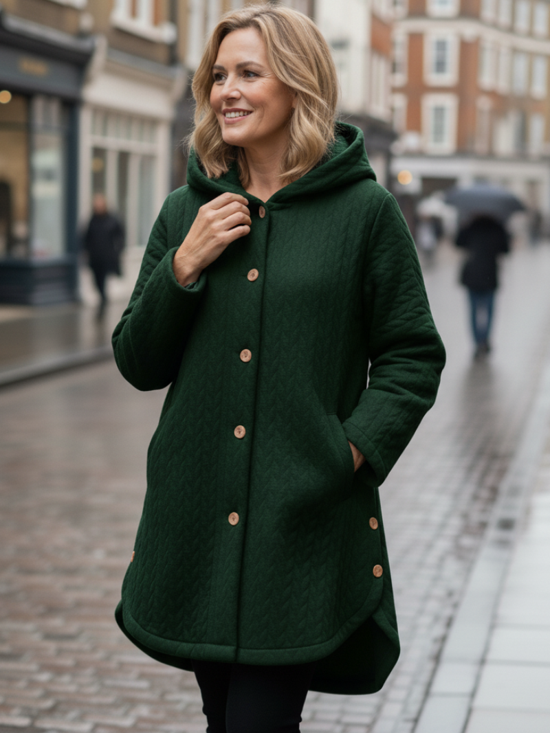 Maria | Quilted Hooded Coat