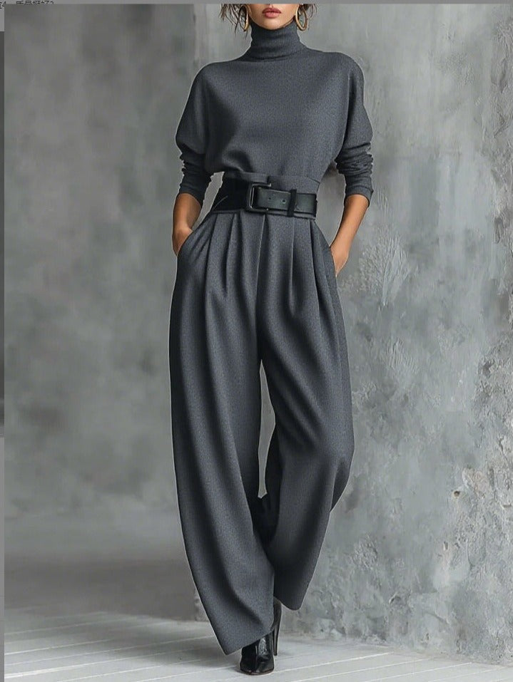 Juliet | Elegant Turtleneck Jumpsuit