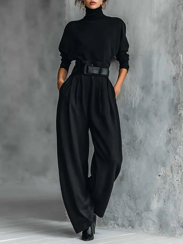 Juliet | Elegant Turtleneck Jumpsuit