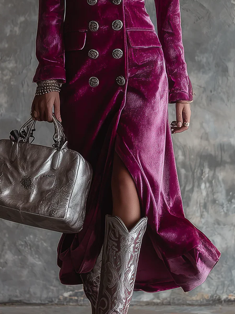 Daphne | Velvet Blazer Dress