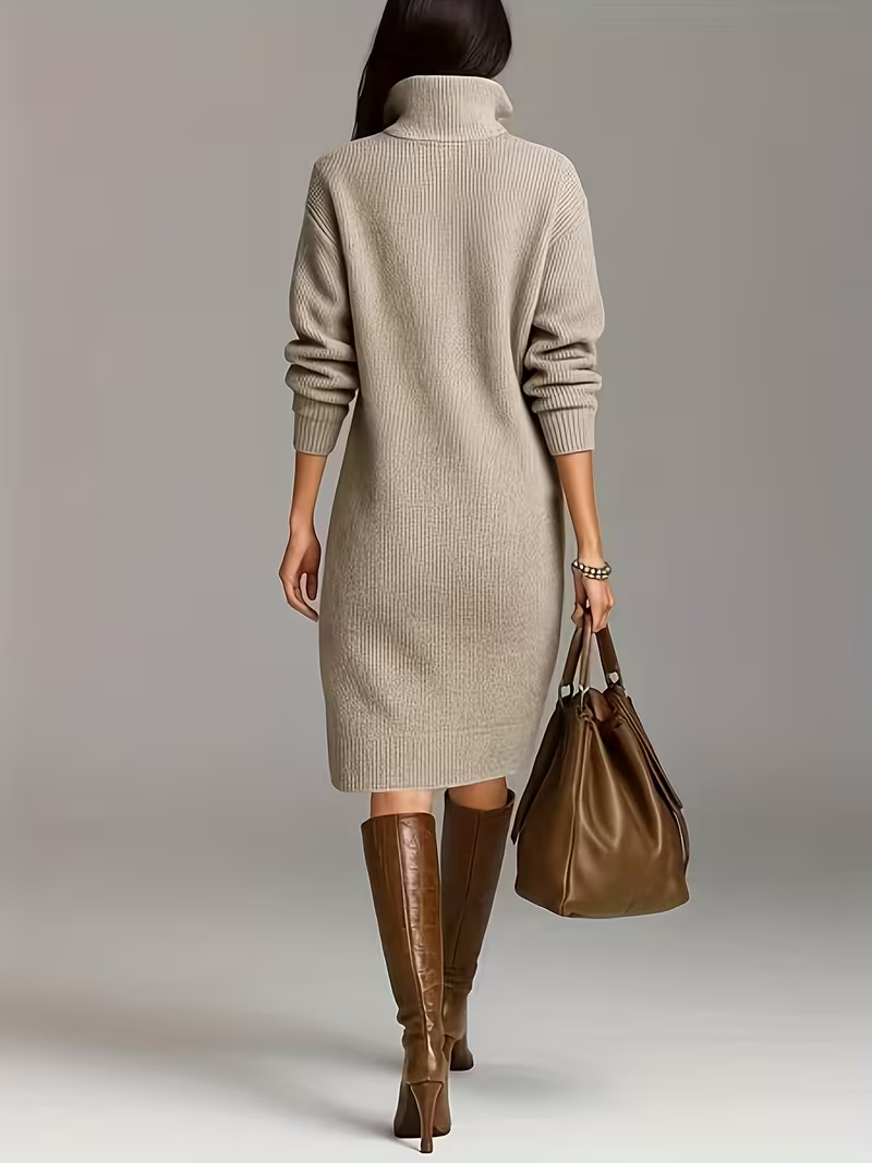 Martha | Soft Knitted Button Dress