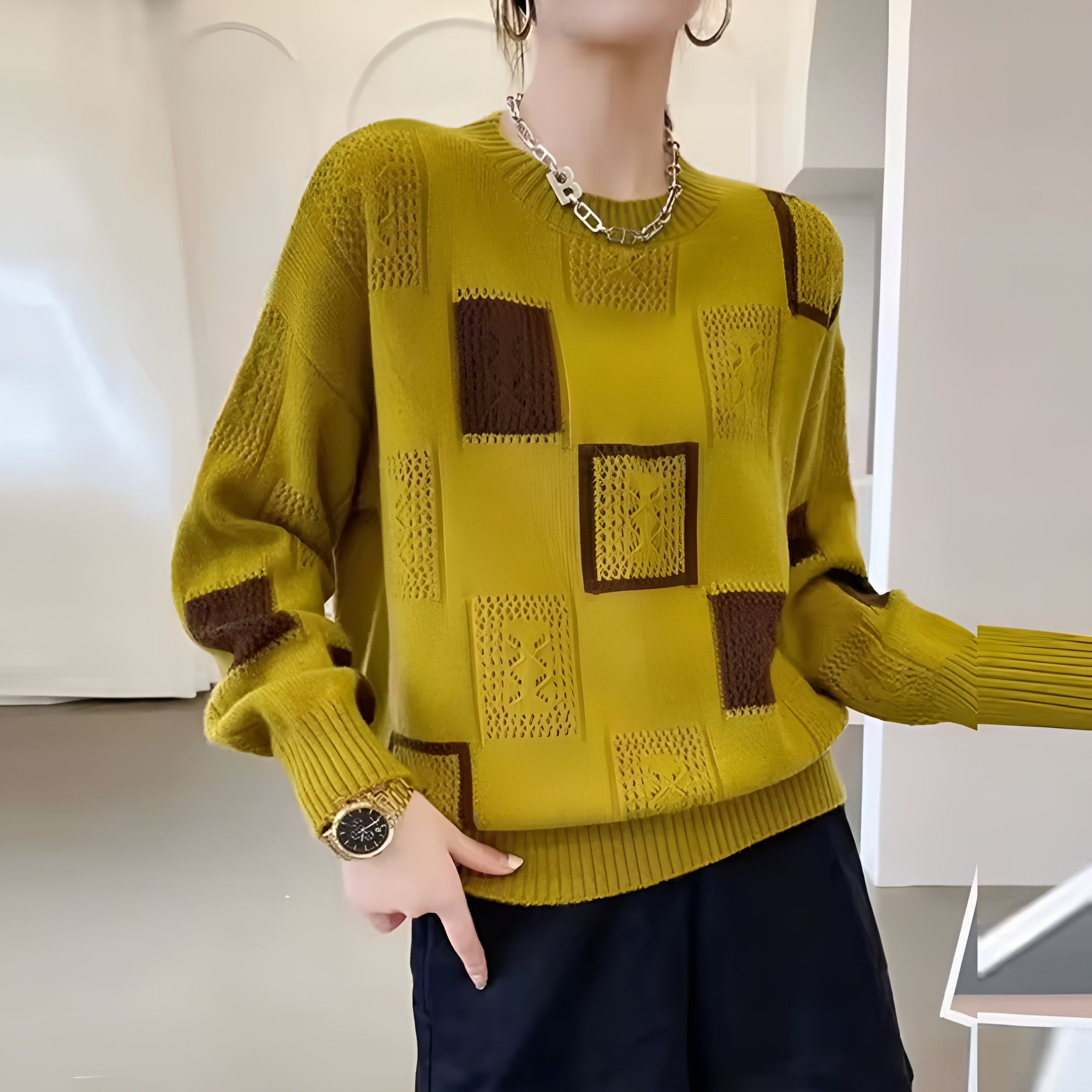 ALIDA | Unique and elegant feminine sweater