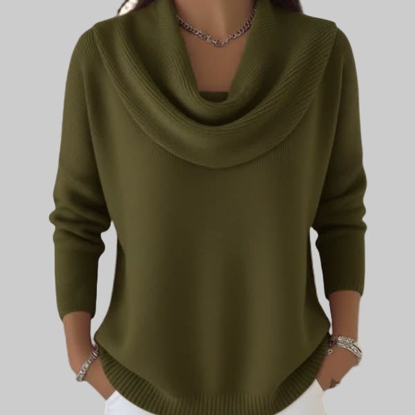 Ava | Effortless Elegance Cowl Neck Sweater