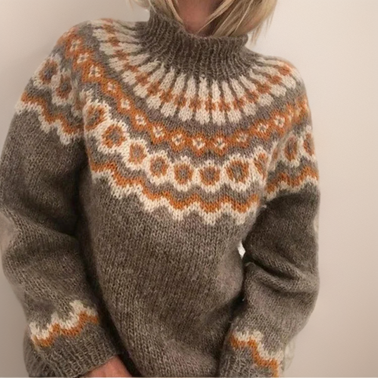 Hazel | Cozy Nordic Turtleneck Sweater