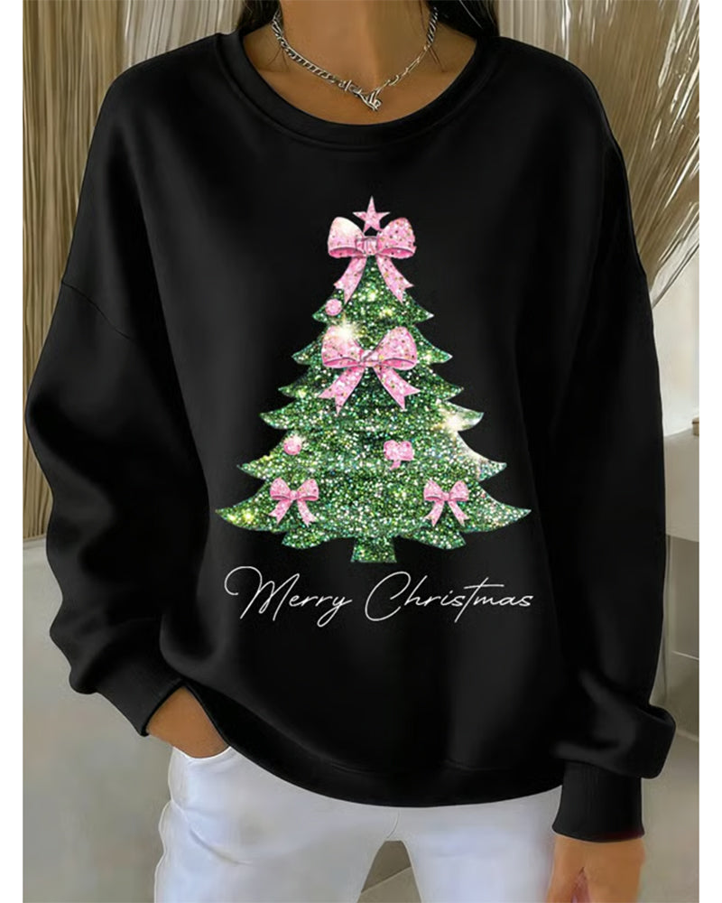 Holly | Sparkling Christmas Tree Sweatshirt