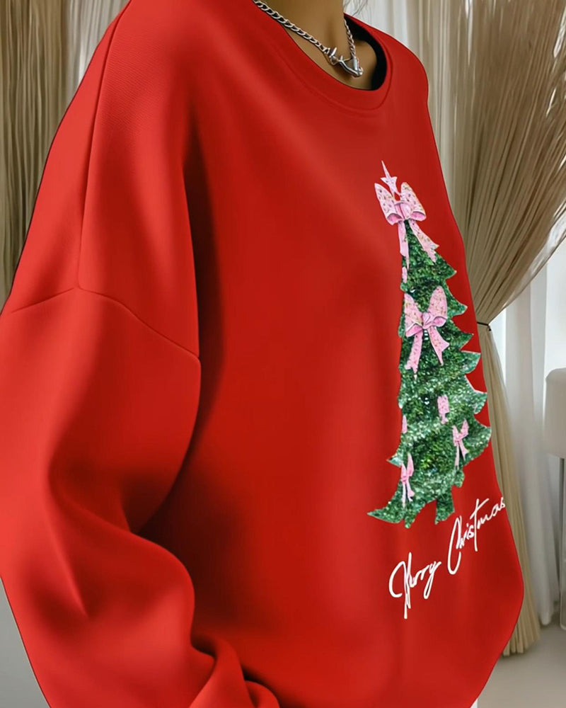 Holly | Sparkling Christmas Tree Sweatshirt