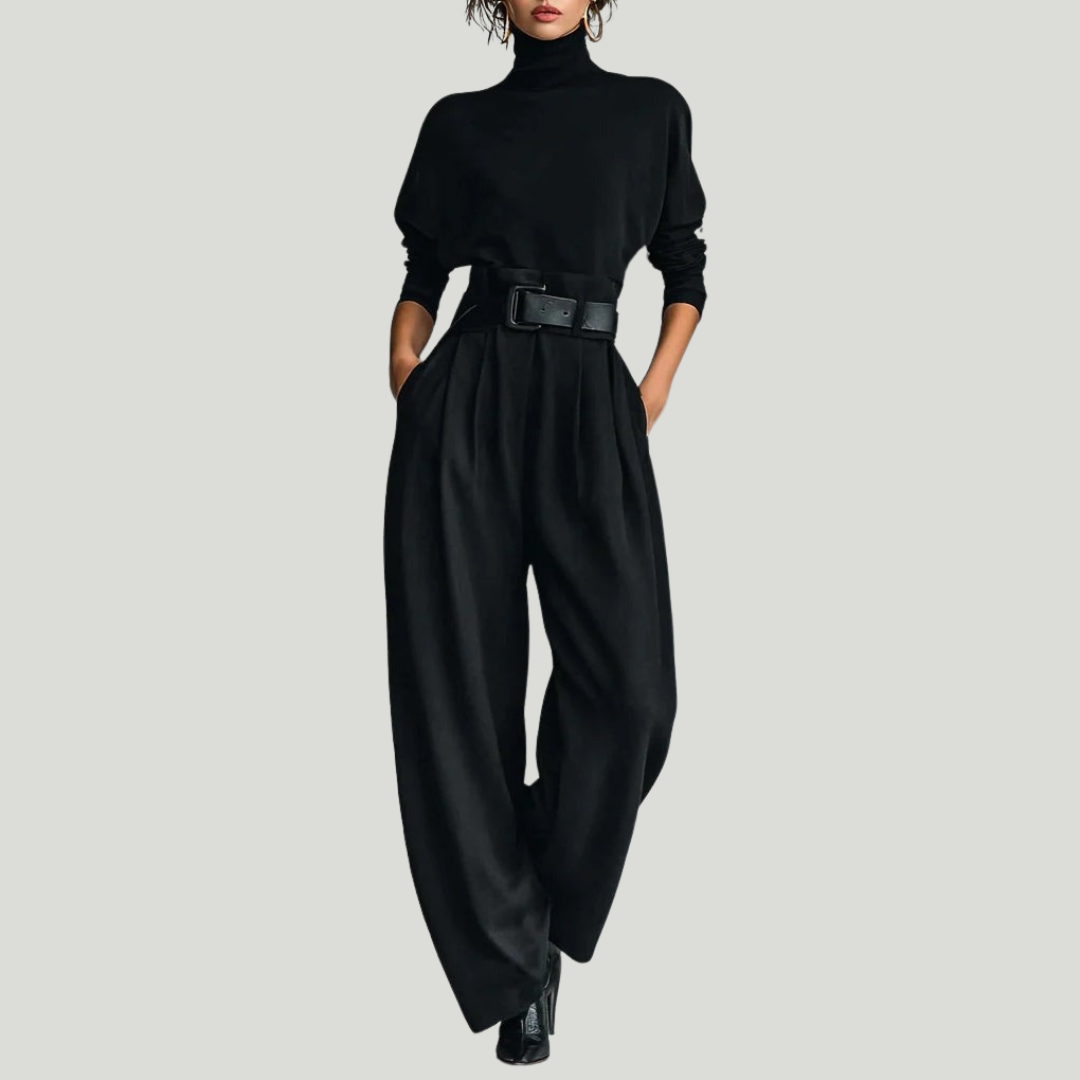 Juliet | Elegant Turtleneck Jumpsuit