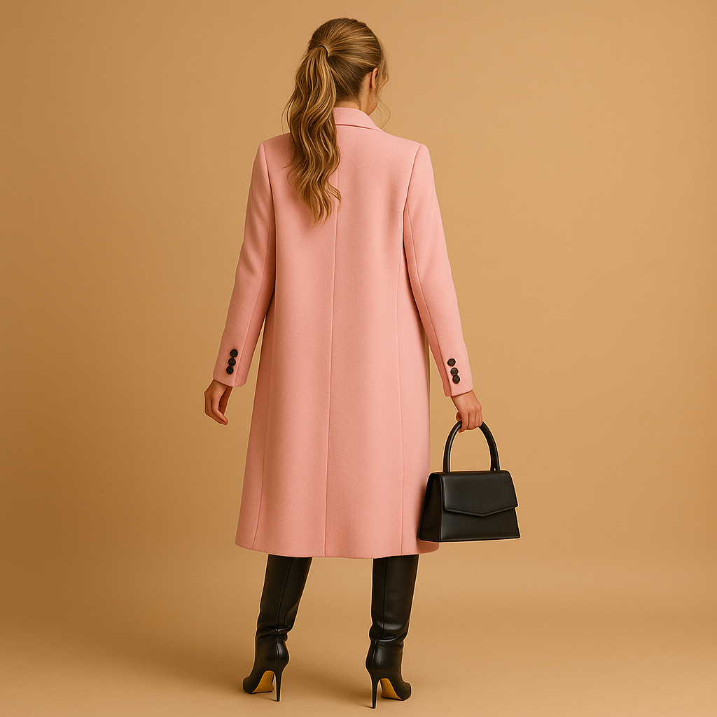 Evelyn | Classic Long Wool Coat
