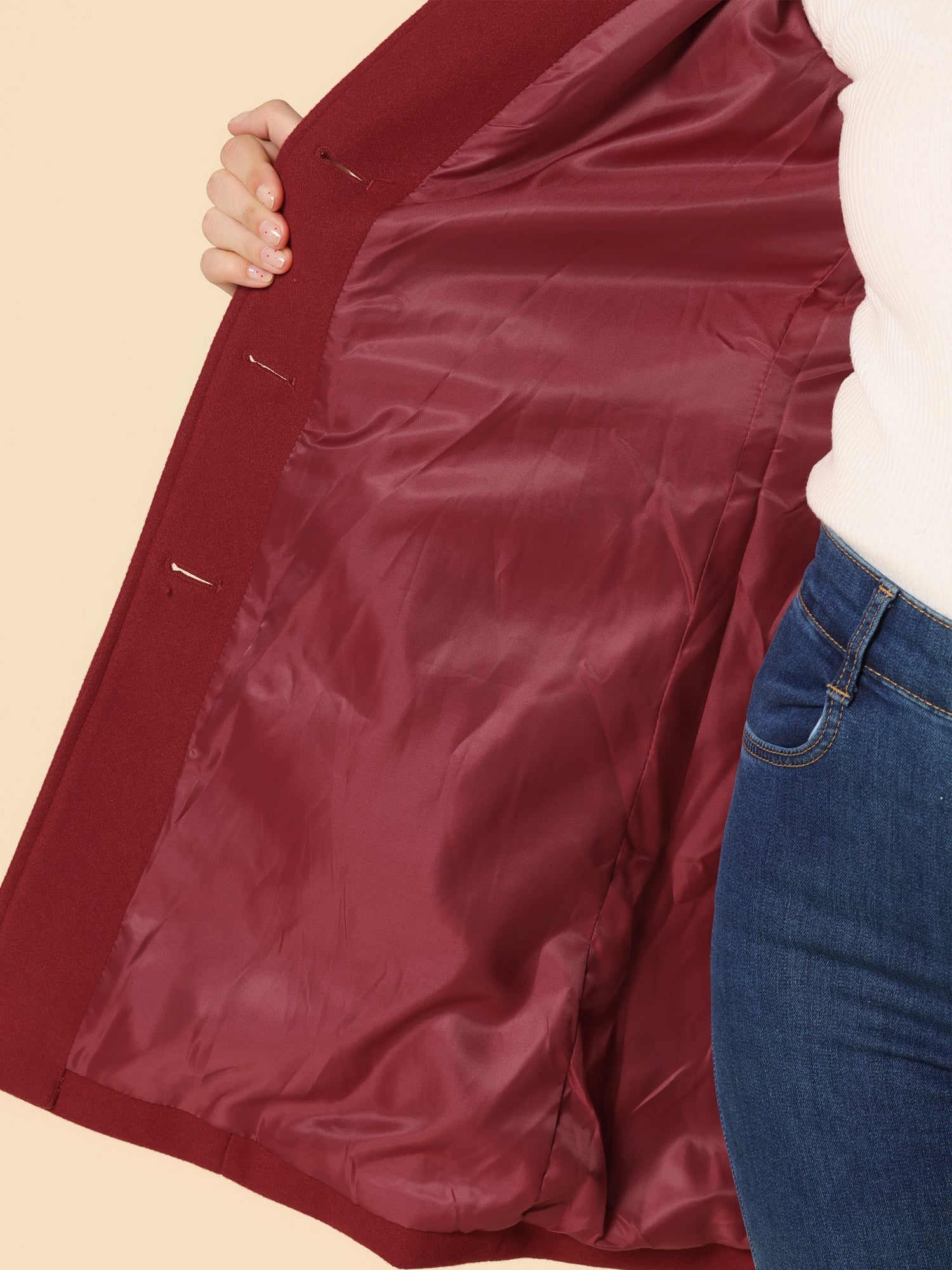 Celeste | Single Breasted Winter Trench Coat