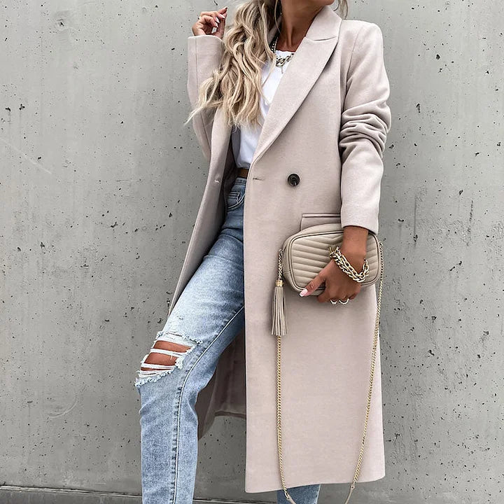 Marlene | Classic Long Wool Coat