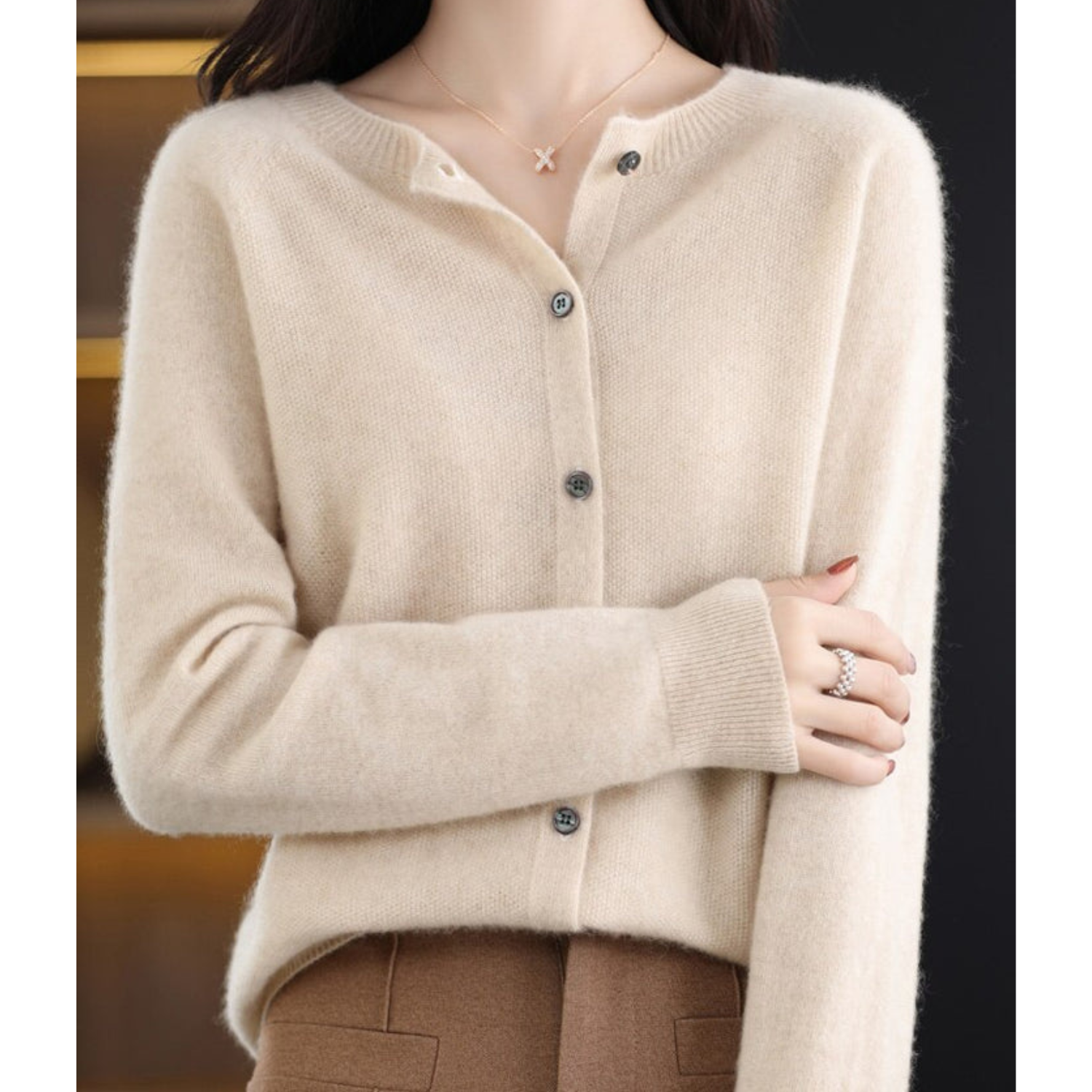 Cindy | Elegant Knit Sweater